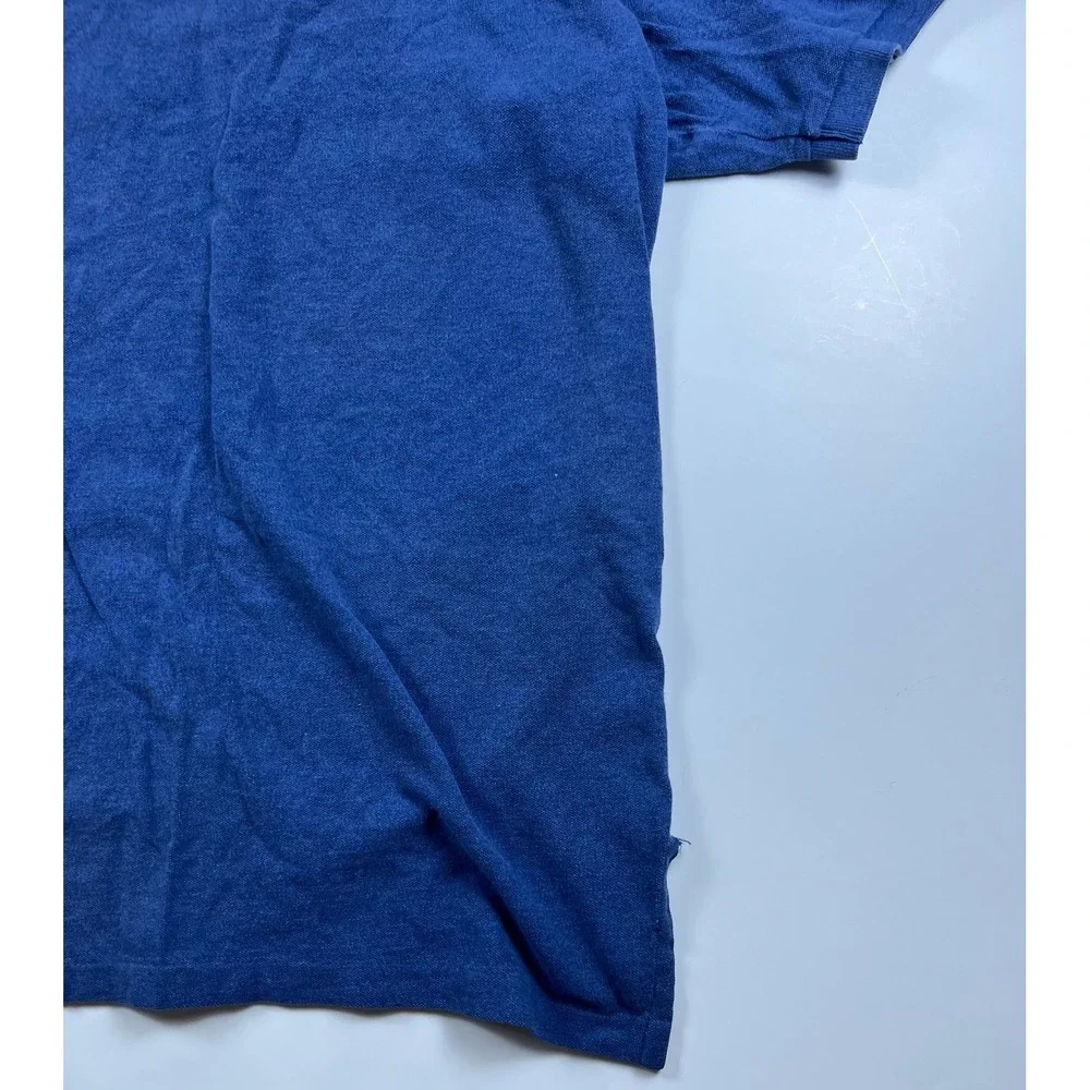 Lot of 4 Polo Ralph Lauren Mens 3XLT Tall Polo Shirts Blue Tan Cotton Preppy